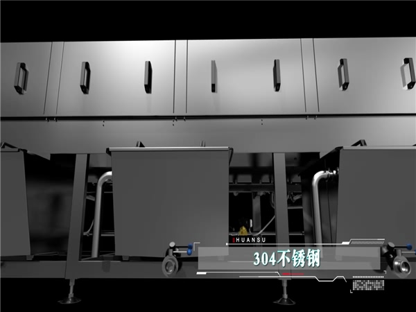 洗箱機，周轉(zhuǎn)箱清洗機，塑料筐清洗機，節(jié)能烘干型洗箱機，塑料箱清洗機