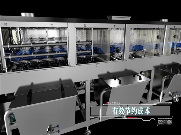 全自動(dòng)洗筐機(jī)，大洋牌周轉(zhuǎn)箱清洗機(jī)，啤酒筐清洗機(jī)