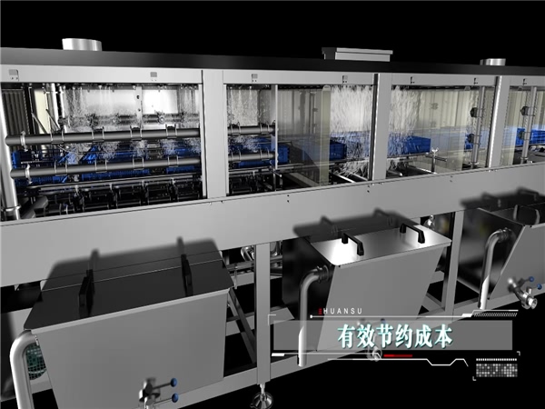周轉(zhuǎn)箱清洗機(jī)，塑料盤筐清洗機(jī)，水果筐清洗機(jī)，價格采購