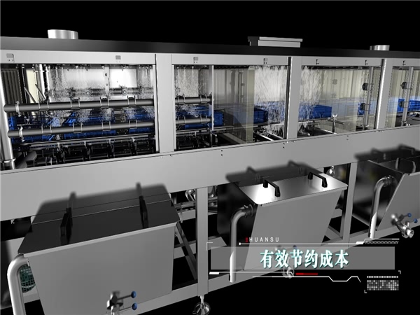 周轉(zhuǎn)箱清洗機(jī)，塑料盤筐清洗機(jī)，水果筐清洗機(jī)，價格采購