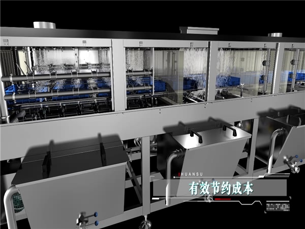 洗筐機(jī)，塑料筐清洗機(jī)，周轉(zhuǎn)箱清洗機(jī)高壓噴淋清洗機(jī)